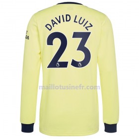 Maillot de Foot Arsenal David Luiz 23 Extérieur 2021-22 Manches Longues